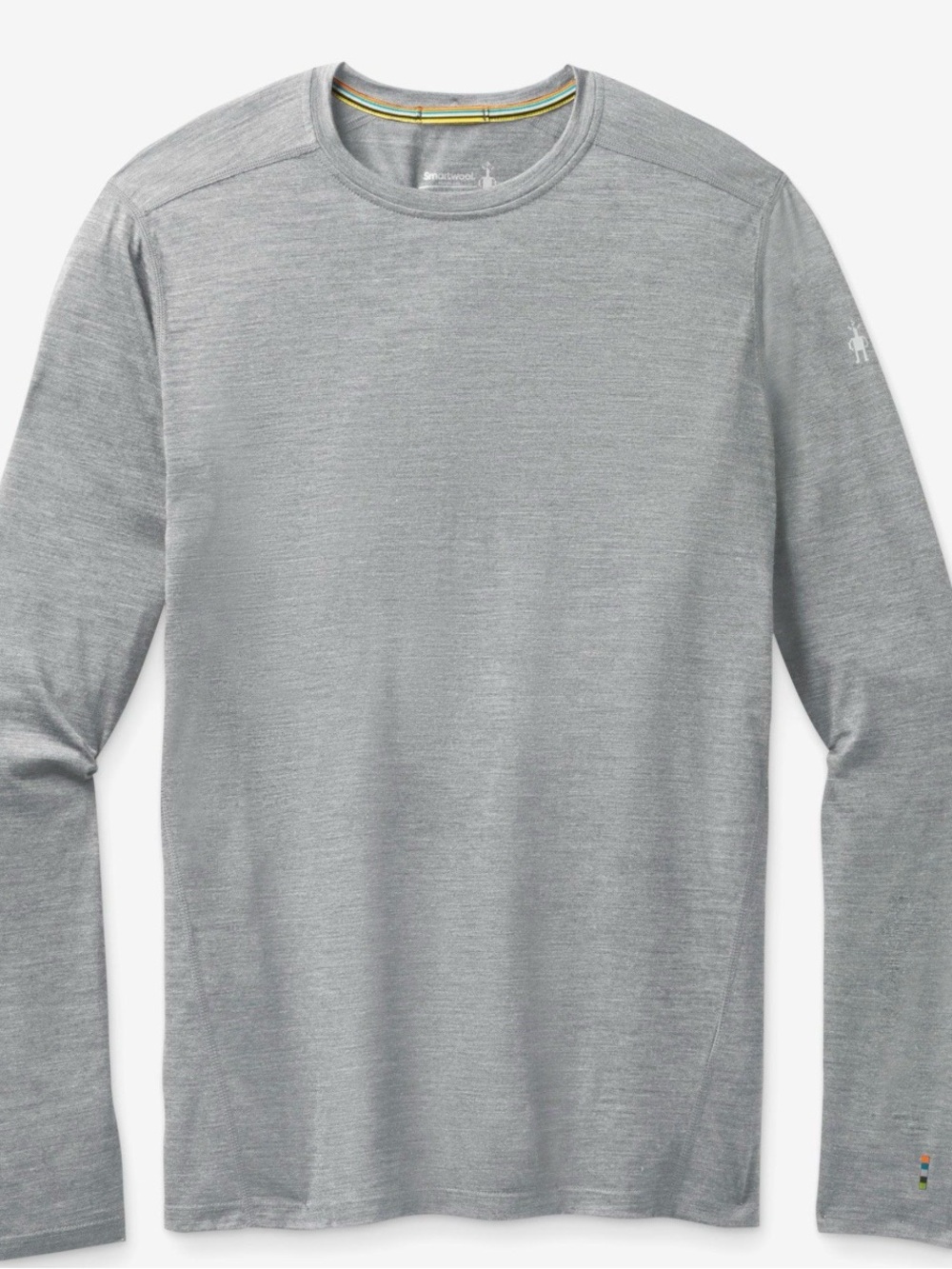 Smartwool Men's Merino Crewneck Shirt - Heather Gray